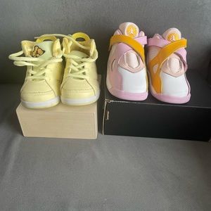 2 pair of toddler Jordans in great condition